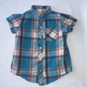 Arizona Jean Co. 2T short sleeve button down shirt